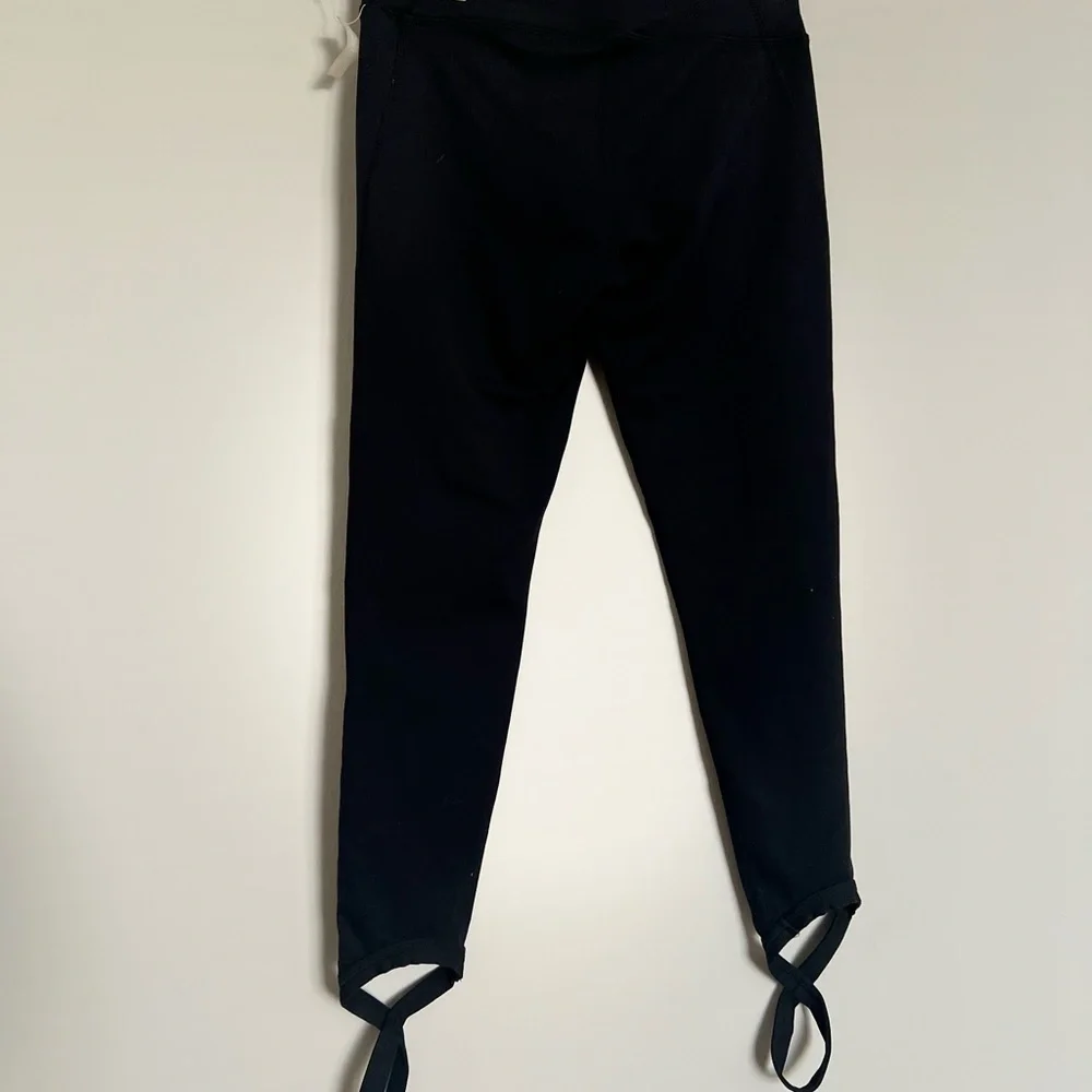 Zella XL (14/16) Black Stirrup Crop Leggings
